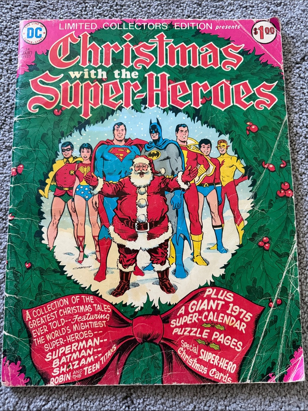 DC Comics Super-Heroes Holiday Comic Book
